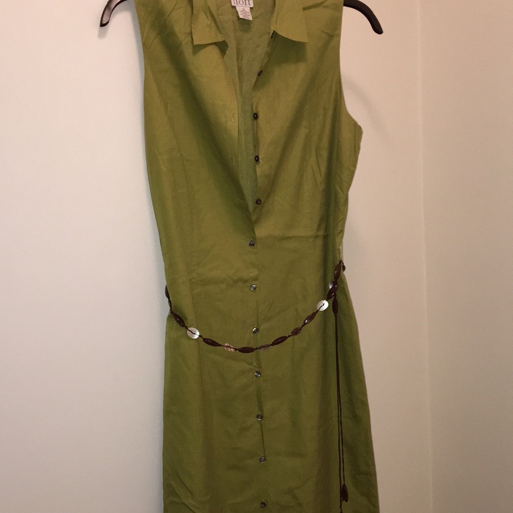 LOFT button down dress